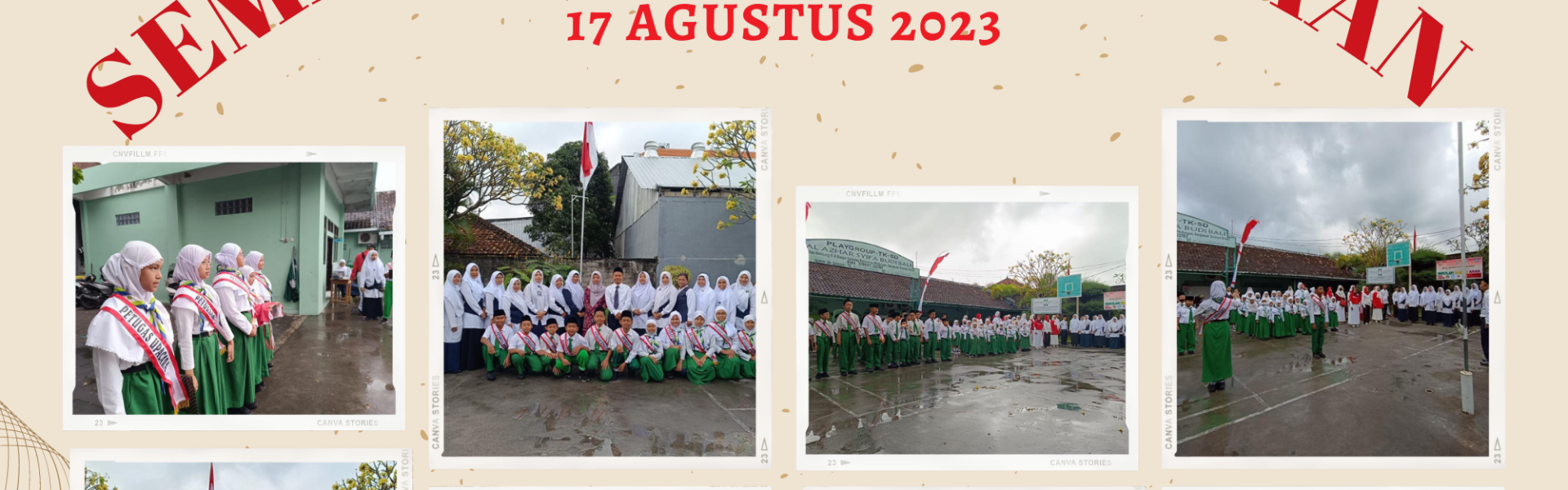 Cokelat Simpel Selamat Wisuda Photo Collage